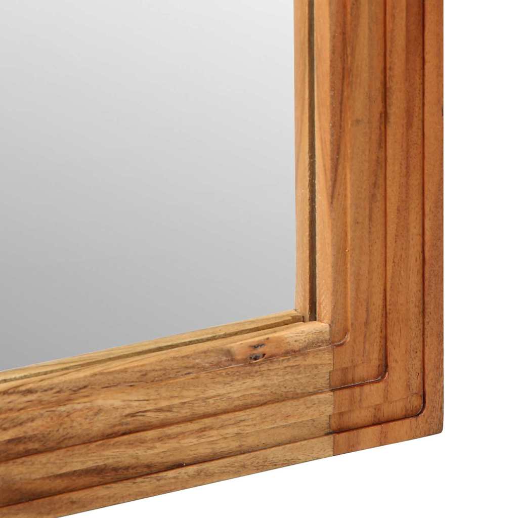 Koupelnové Zrcadlo Nástěnný Se Zrcadlem Hnědá 70 X 50 X 2.5 Cm