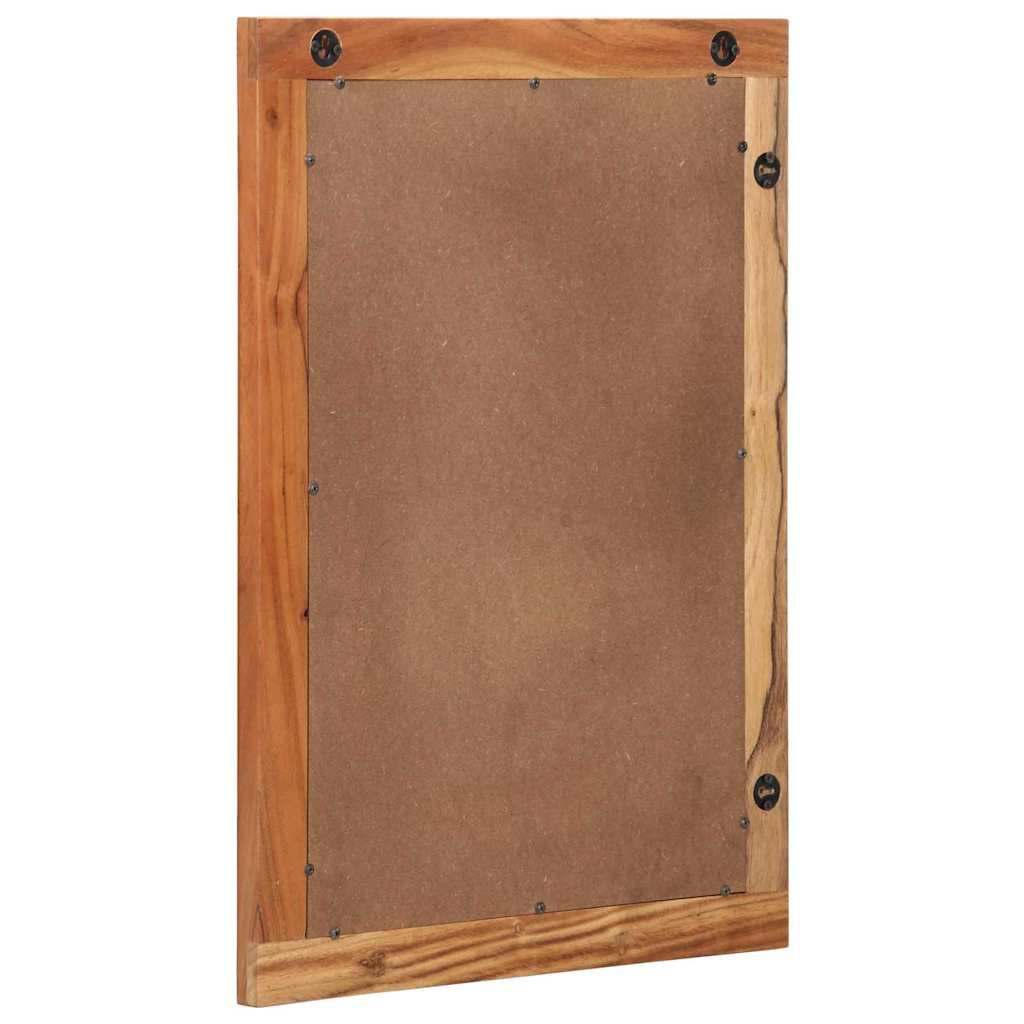 Koupelnové Zrcadlo Nástěnný Se Zrcadlem Hnědá 70 X 50 X 2.5 Cm