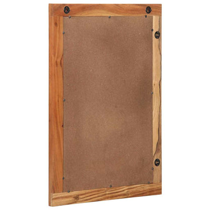 Koupelnové Zrcadlo Nástěnný Se Zrcadlem Hnědá 70 X 50 X 2.5 Cm