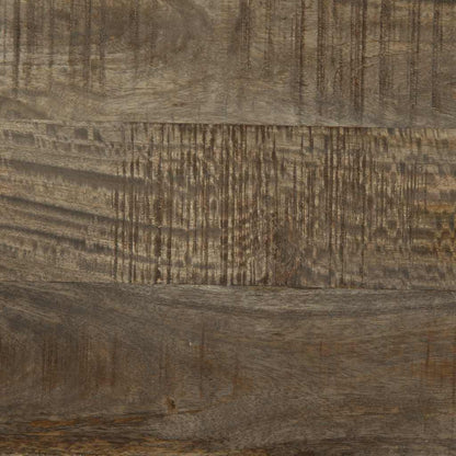 Tv Skříňka Světle Šedá 70X33,5X46 Cm Masivní Mangovníkové Dřevo Hnědá