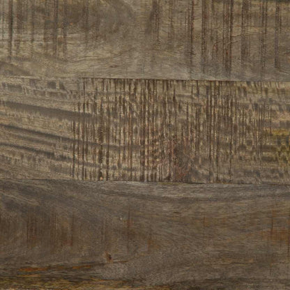 Noční Stolek Světle Šedá 40X33X46 Cm Masivní Mangovníkové Dřevo