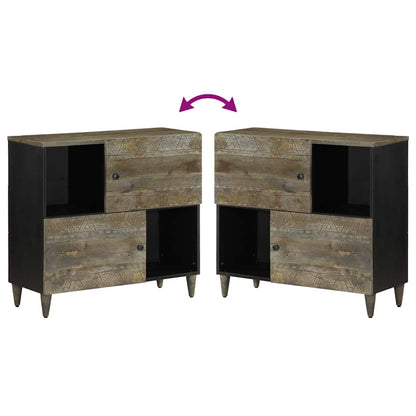 Příborník 80X33X75 Cm Masivní Mangovníkové Dřevo