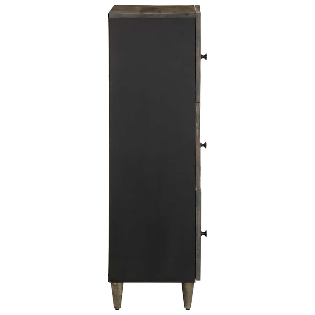 Skříň Highboard 40 X 33 X 110 Cm Masivní Mangovníkové Dřevo