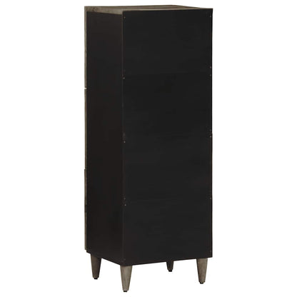 Skříň Highboard 40 X 33 X 110 Cm Masivní Mangovníkové Dřevo