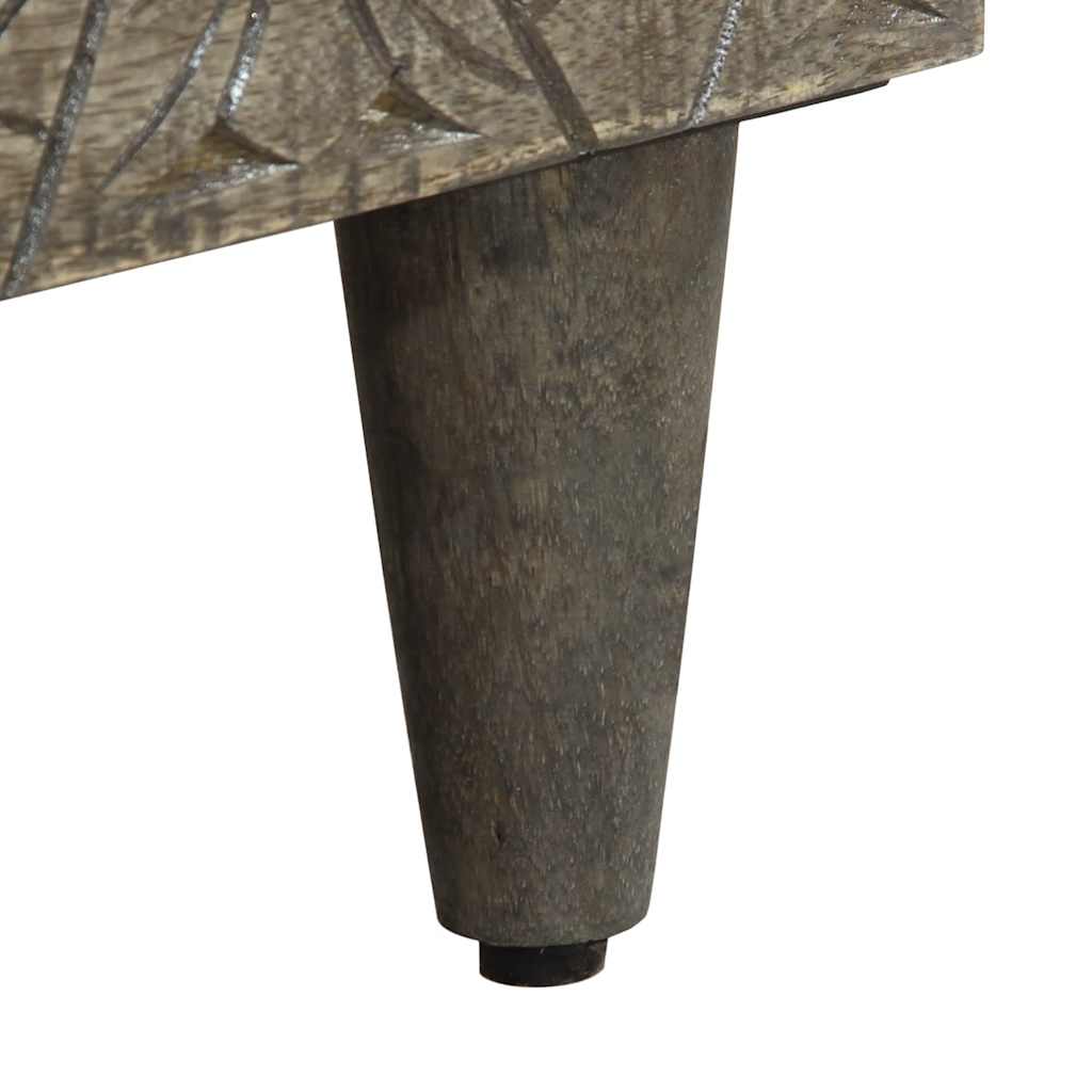 Skříň Highboard 40 X 33 X 110 Cm Masivní Mangovníkové Dřevo