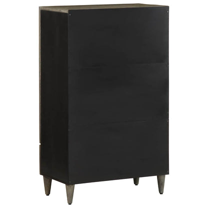 Skříň Highboard 60X33X110 Cm Masivní Mangovníkové Dřevo