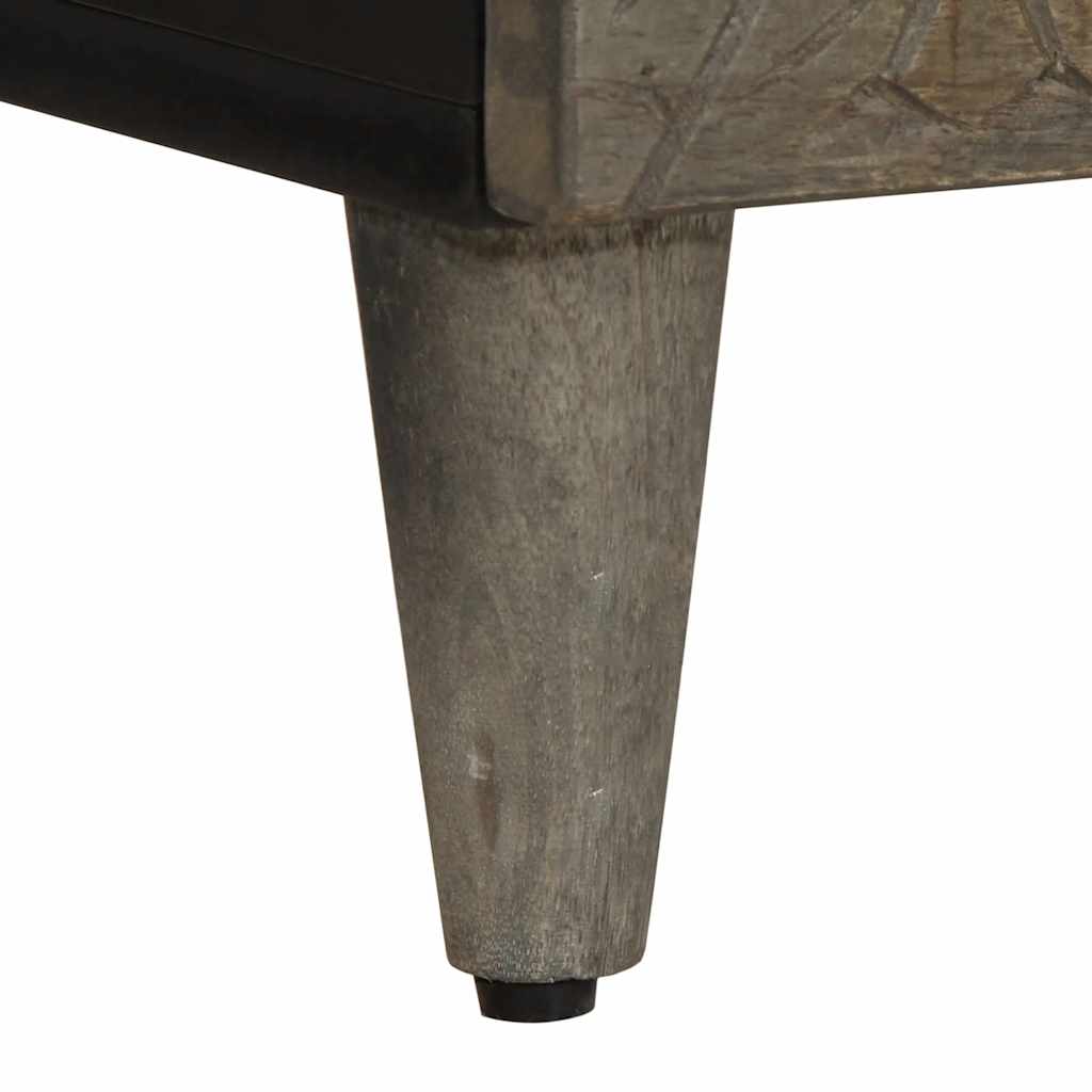 Skříň Highboard 60X33X110 Cm Masivní Mangovníkové Dřevo