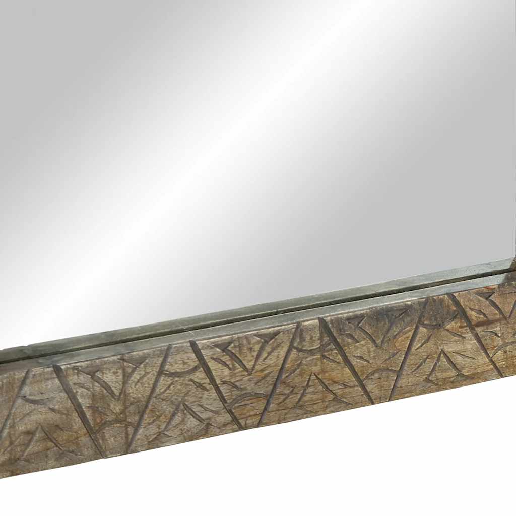 Koupelnové Zrcadlo 50X2,5X70 Cm Masivní Mangovníkové Dřevo