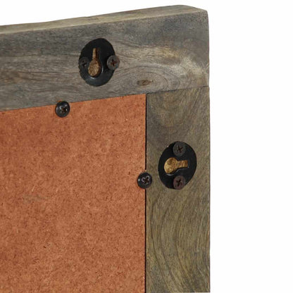 Koupelnové Zrcadlo 50X2,5X70 Cm Masivní Mangovníkové Dřevo