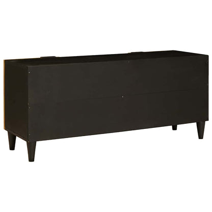 Televizní Skříň Černá A Zlatá 105 X 33 X 46 Cm Kompozitní Dřevo
