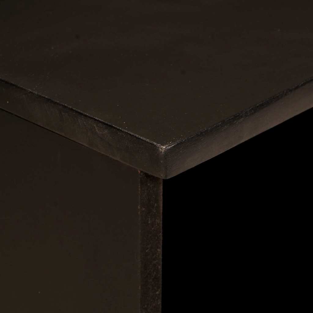 Televizní Skříň Černá A Zlatá 100 X 33 X 46 Cm Kompozitní Dřevo