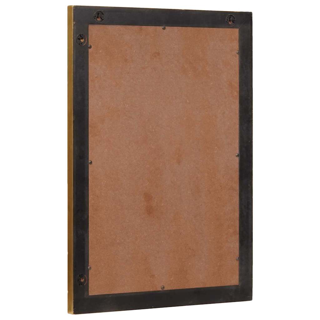 Koupelnové Zrcadlo Nástěnný Se Zrcadlem Zlatá 50 X 2,5 X 70 Cm