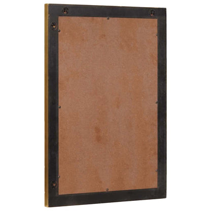 Koupelnové Zrcadlo Nástěnný Se Zrcadlem Zlatá 50 X 2,5 X 70 Cm