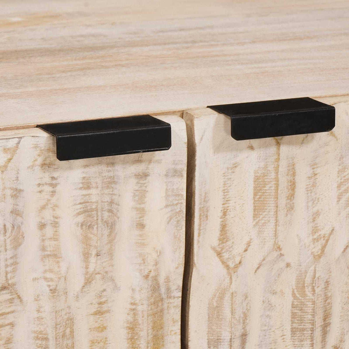 Konferenční Stolek Bílá 80 X 50 X 40 Cm Masivní Mangové Dřevo