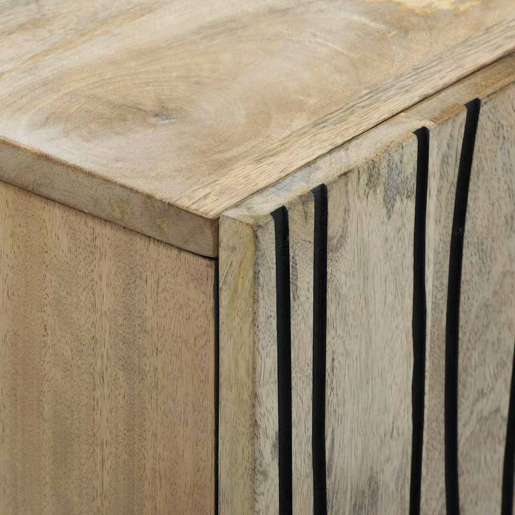 Komoda 90 X 33 X 75 Cm Masivní Mangovníkové Dřevo