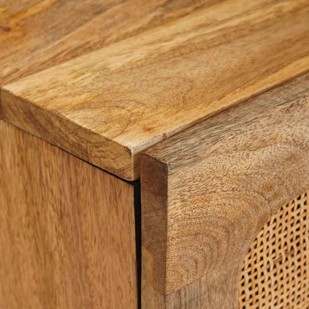 Televizní Skříň Hnědá 105 X 33 X 46 Cm Masivní Mangové Dřevo