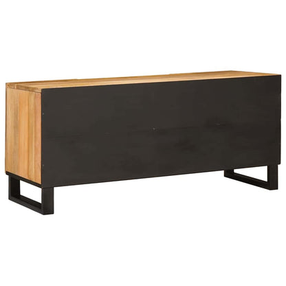 Televizní Skříň Hnědá 105 X 33 X 46 Cm Masivní Mangové Dřevo