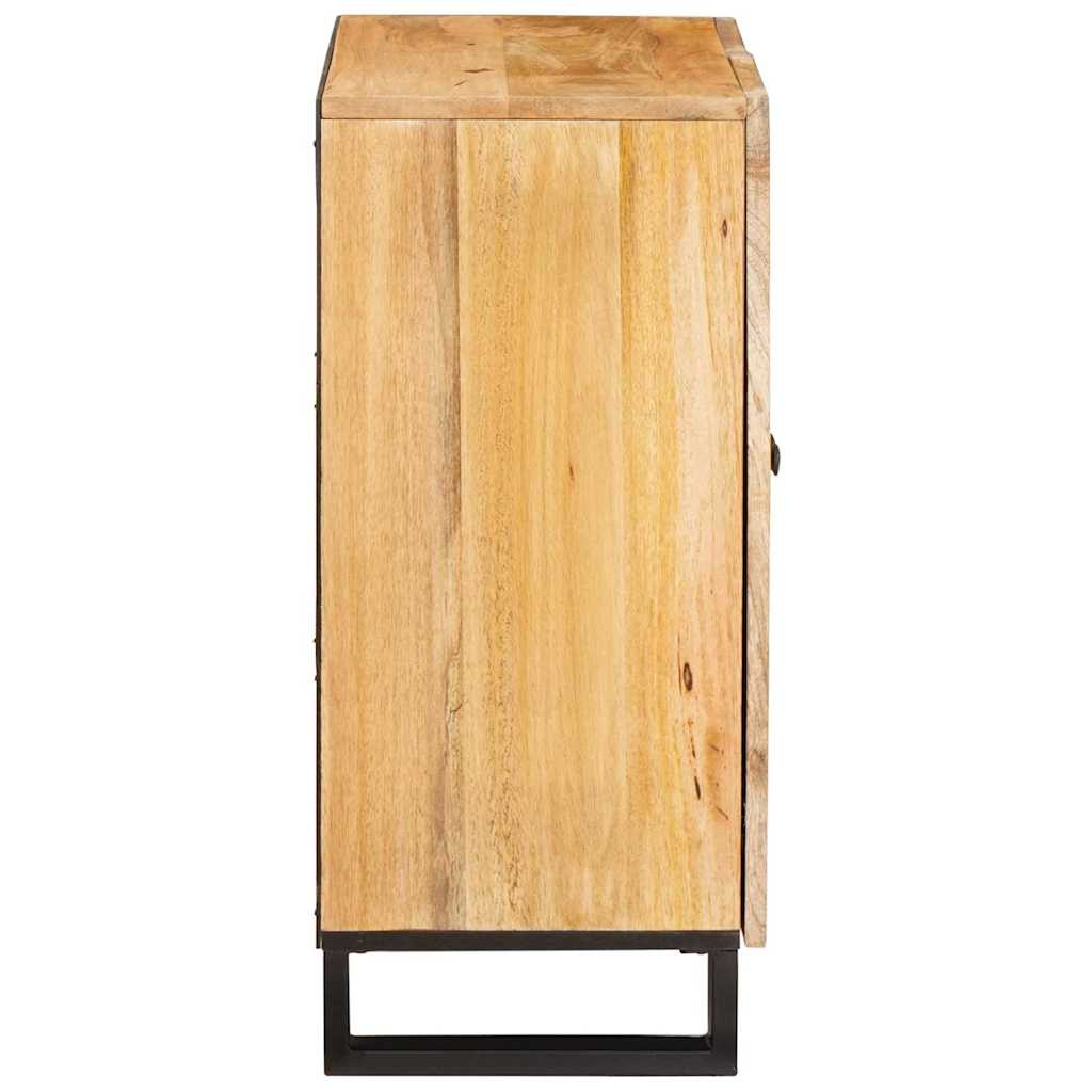 Servírovací Skříň Hnědá 60 X 33 X 75 Cm Masivní Mangové Dřevo