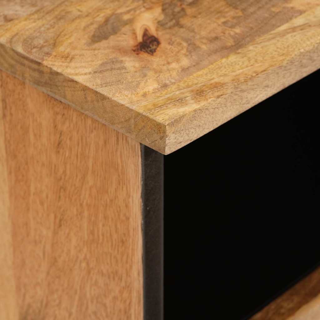 Noční Skříňka Přírodní 40 X 33 X 46 Cm Masivní Mangové Dřevo