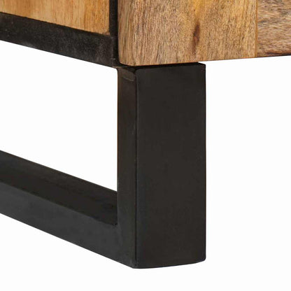 Noční Skříňka Přírodní 50 X 33 X 60 Cm Masivní Mangové Dřevo