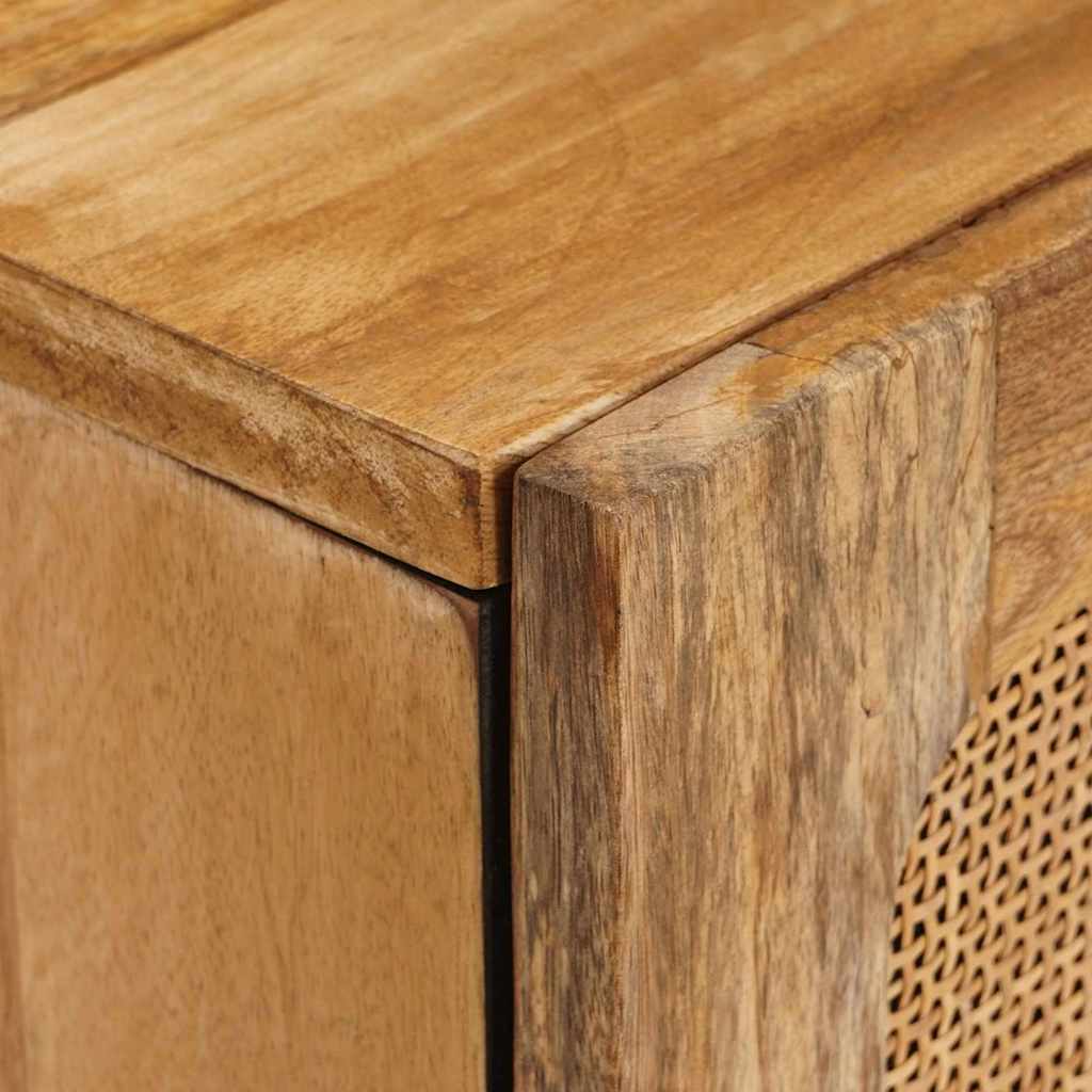 Televizní Skříň Hnědá 105 X 33 X 46 Cm Masivní Mangové Dřevo