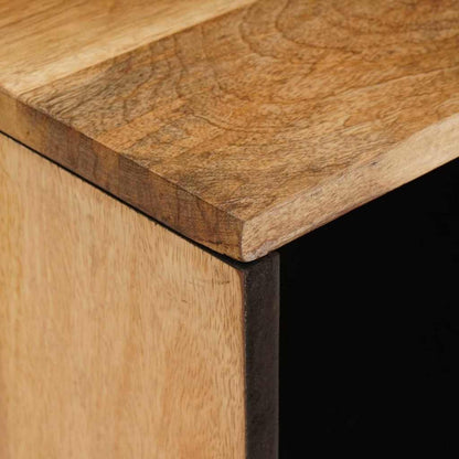 Televizní Skříň Hnědá 80 X 33 X 46 Cm Masivní Mangové Dřevo