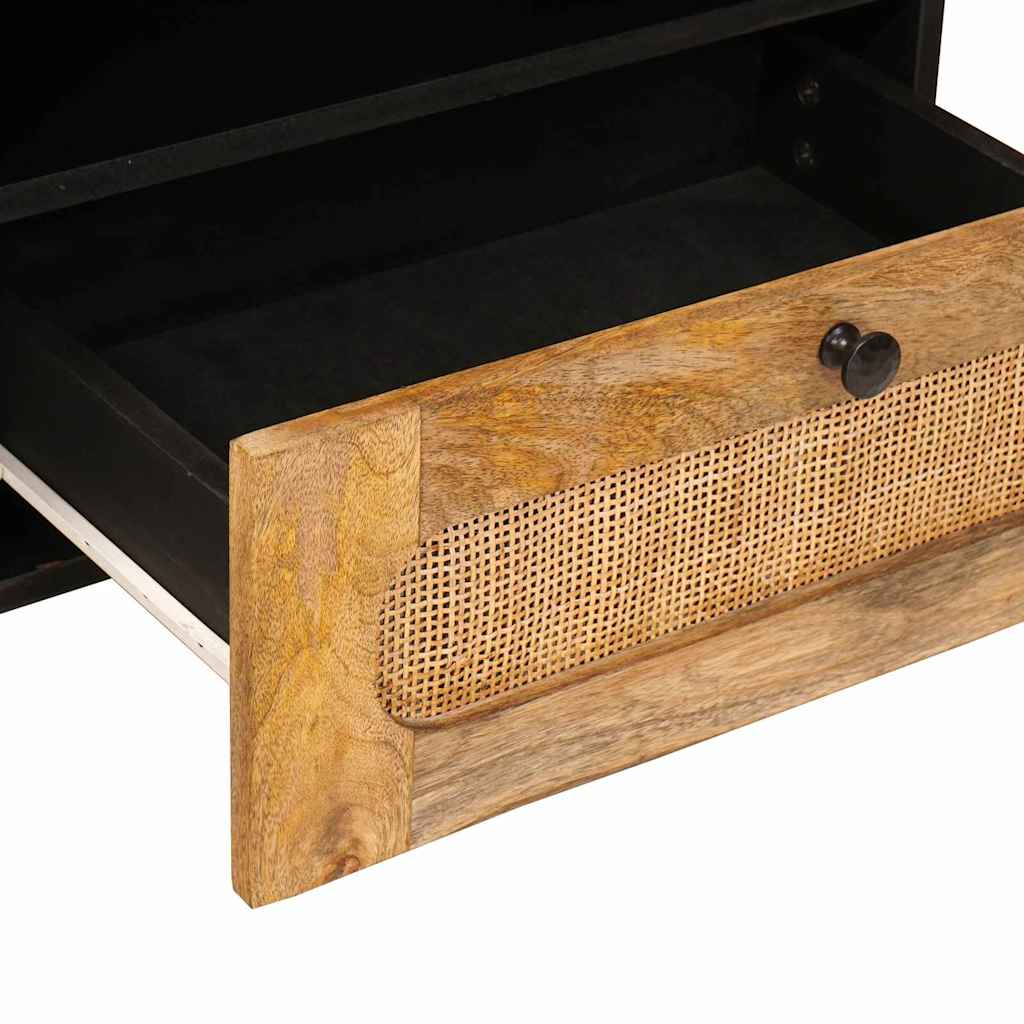 Televizní Skříň Hnědá 80 X 33 X 46 Cm Masivní Mangové Dřevo
