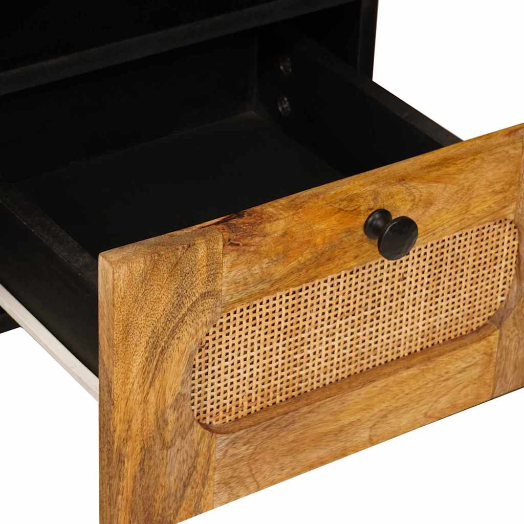 Televizní Skříň Hnědá 100 X 33 X 46 Cm Masivní Mangové Dřevo