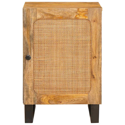 Koupelnová Skříň Hnědá 38 X 33 X 58 Cm Masivní Mangové Dřevo