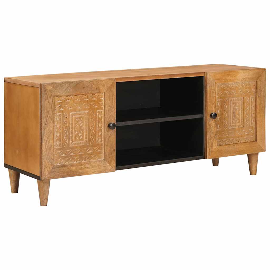 Tv Jednotky Světle Hnědá 105 X 33 X 46 Cm Masivní Mangové Dřevo