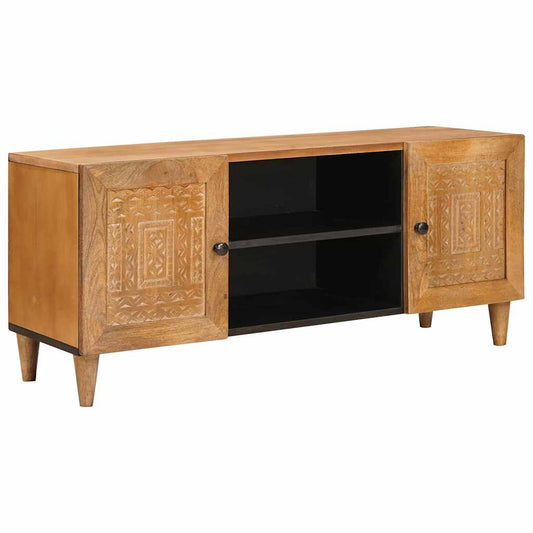 Tv Jednotky Světle Hnědá 105 X 33 X 46 Cm Masivní Mangové Dřevo