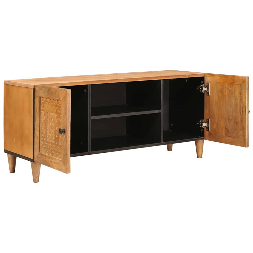 Tv Jednotky Světle Hnědá 105 X 33 X 46 Cm Masivní Mangové Dřevo