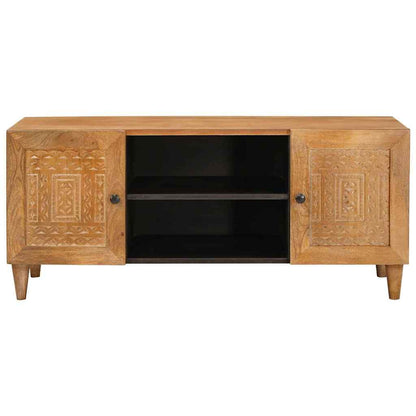 Tv Jednotky Světle Hnědá 105 X 33 X 46 Cm Masivní Mangové Dřevo