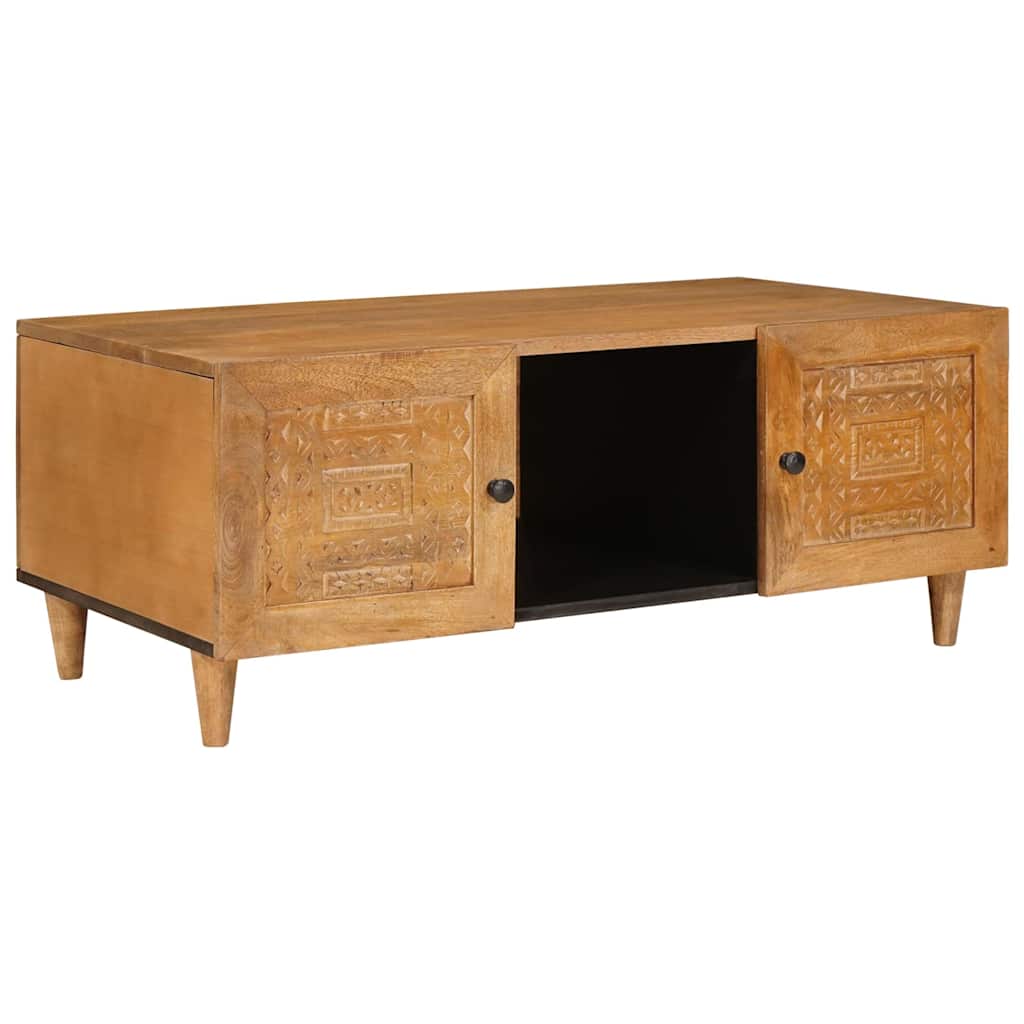 Konferenční Stolek Světle Hnědá 100 X 54 X 40 Cm