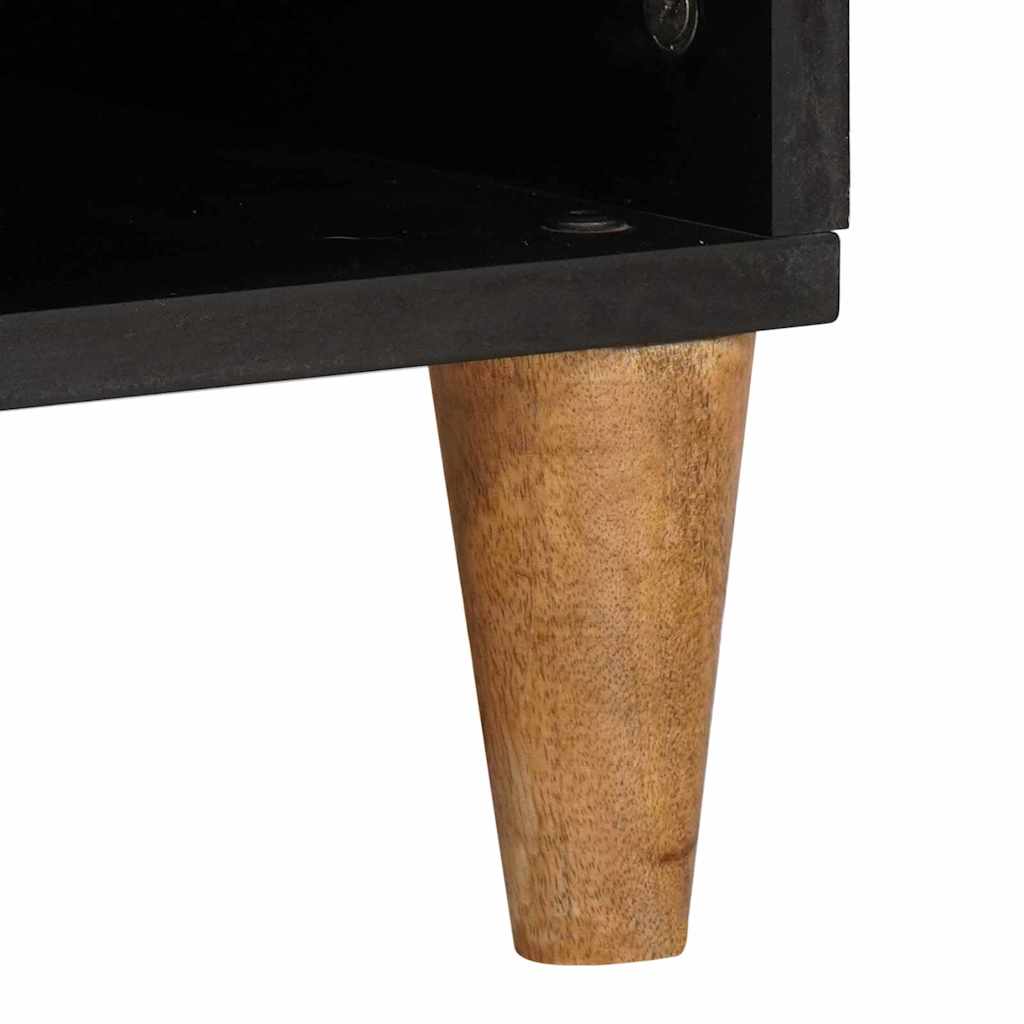 Televizní Skříň 100 X 33 X 46 Cm Masivní Mangové Dřevo