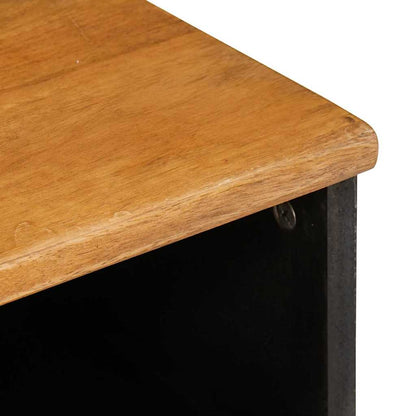 Televizní Skříň S Policí 80 X 33 X 46 Cm Masivní Mangové Dřevo