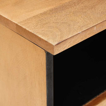 Televizní Skříň S Policí 100 X 33 X 46 Cm Masivní Mangové Dřevo