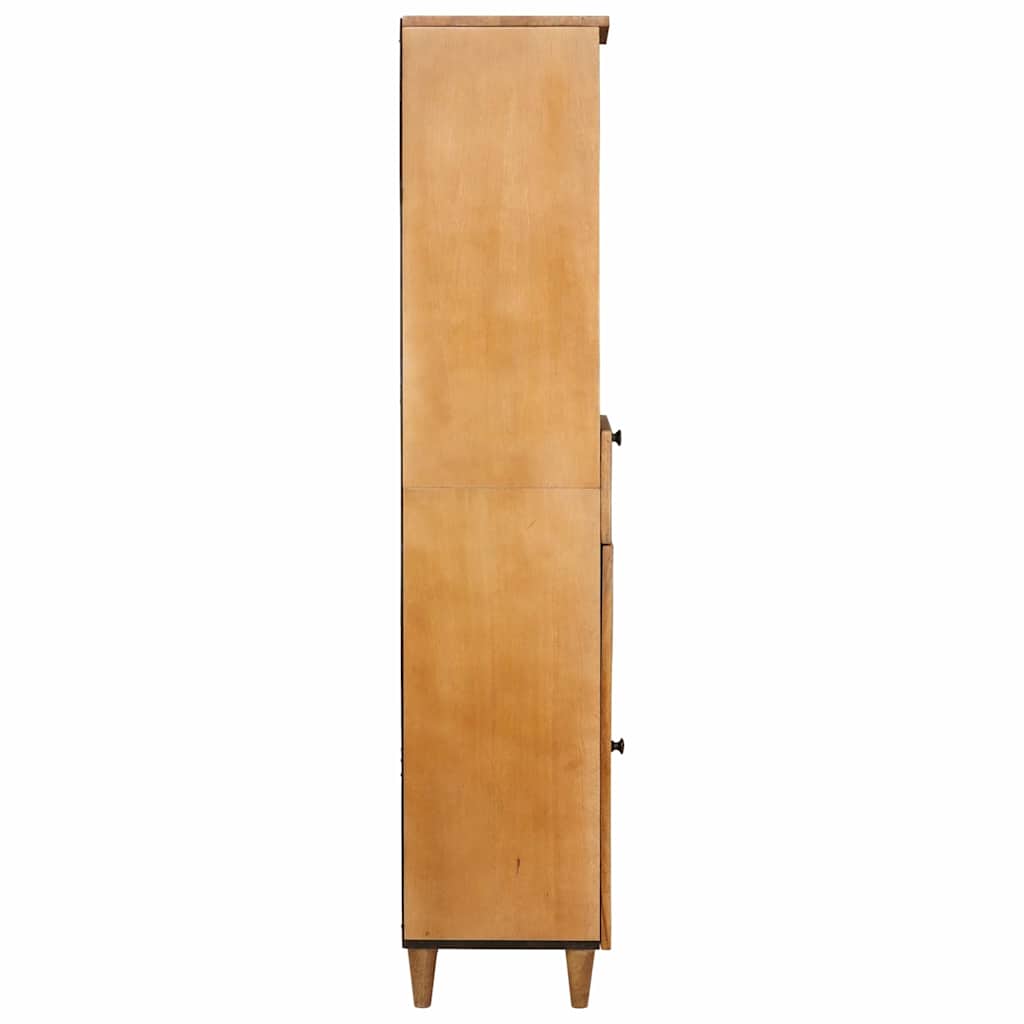 Koupelnová Skříň Světle Hnědá 38 X 33 X 160 Cm Kompozitní Dřevo