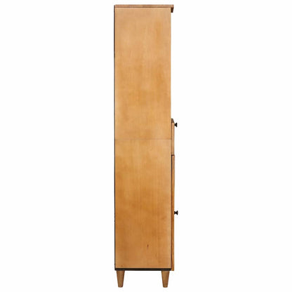 Koupelnová Skříň Světle Hnědá 38 X 33 X 160 Cm Kompozitní Dřevo
