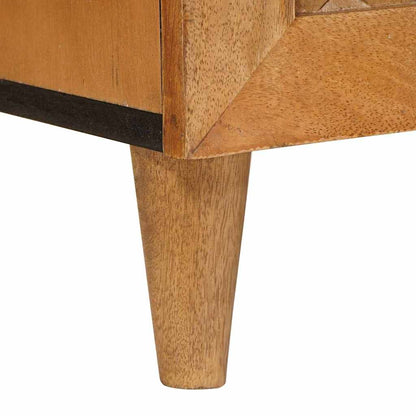 Servírovací Skříň 60 X 33 X 75 Cm Masivní Mangové Dřevo