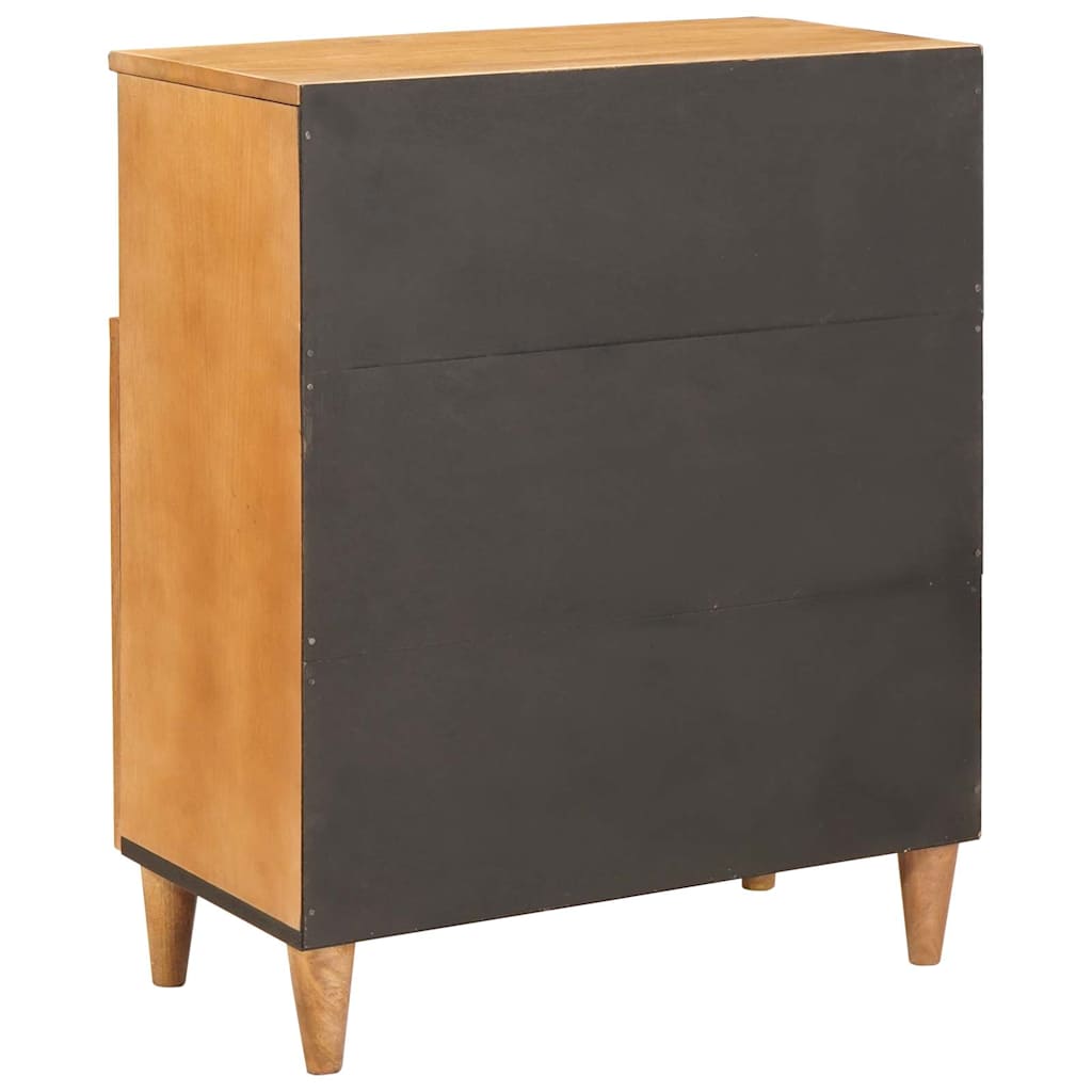 Servírovací Skříň 60 X 33 X 75 Cm Masivní Mangové Dřevo