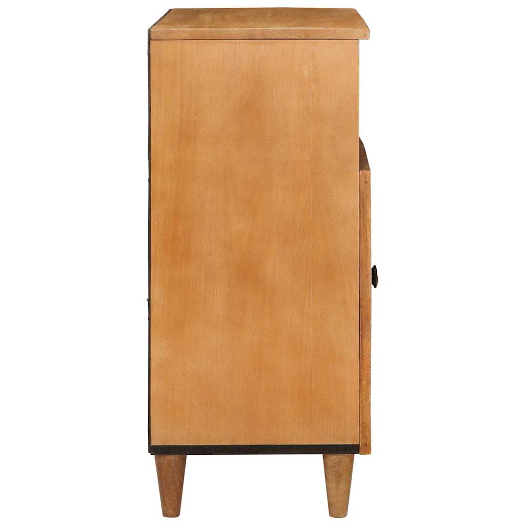 Servírovací Skříň 60 X 33 X 75 Cm Masivní Mangové Dřevo