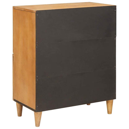 Servírovací Skříň 60 X 33 X 75 Cm Masivní Mangové Dřevo