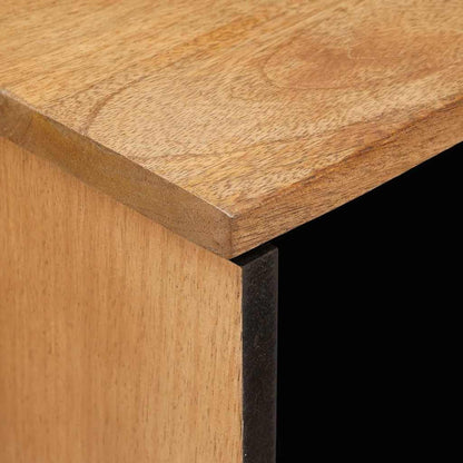 Servírovací Skříň 80 X 33 X 75 Cm Masivní Mangové Dřevo