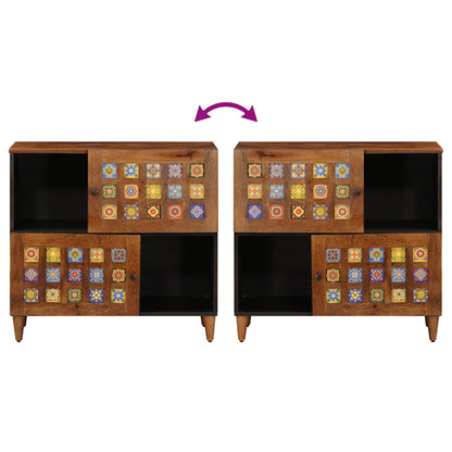 Servírovací Skříň S Úložištěm 80 X 33 X 75 Cm