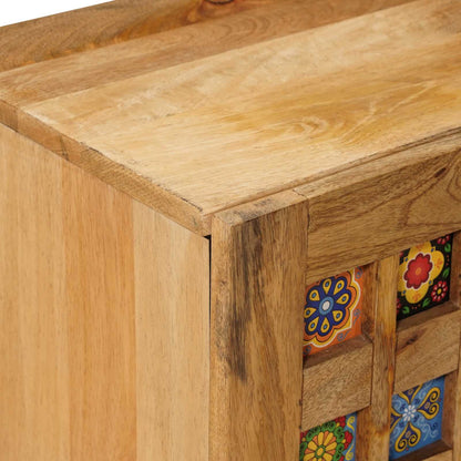 Televizní Skříň Přírodní 105 X 33 X 46 Cm Masivní Mangové Dřevo