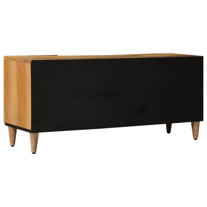 Televizní Skříň Přírodní 105 X 33 X 46 Cm Masivní Mangové Dřevo
