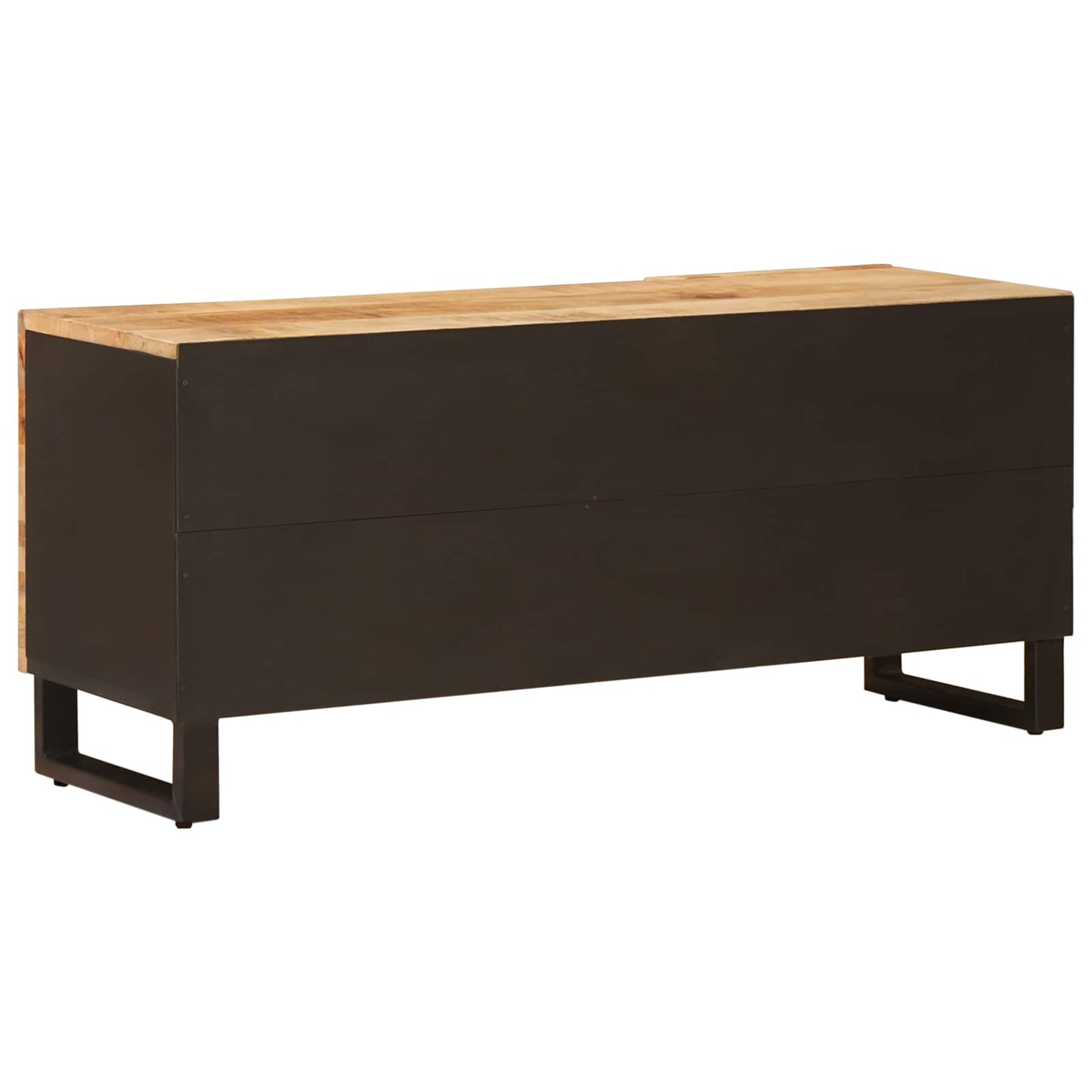 Televizní Skříň Hnědá 105 X 33 X 46 Cm Masivní Mangové Dřevo