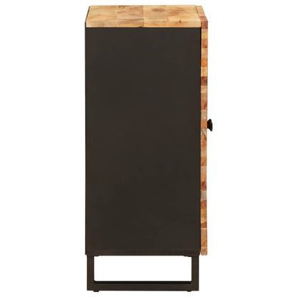 Úložná Komoda Hnědá 60 X 33 X 75 Cm Masivní Mangové Dřevo