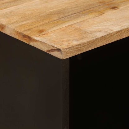 Konferenční Stolek Hnědá 80 X 50 X 40 Cm Masivní Mangové Dřevo